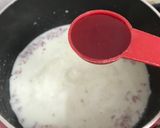 A picture of step 1 of Creamy Rose Coconut Relish.