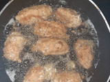 Crispy egg and potato fingers