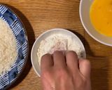 A picture of step 3 of Tonkatsu  / Chicken katsu.