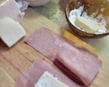 Foto del paso 1 de la receta: Jamón y queso a la milanesa