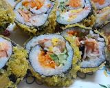 Hình bước làm 8 của món Sushi chiên giòn
