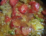 A picture of step 12 of Red potato beef biryani.
