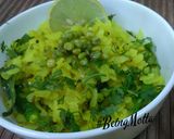 A picture of step 4 of Ponk Poha.