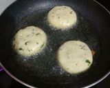 A picture of step 2 of Aloo-tikki stuff with paneer.