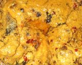 A picture of step 2 of Chicken with coconut. #endyearchallenge.
