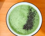 Hình bước làm 1 của món Eat clean: Bò bít tết (344cal) + Khoai lang cuộn rong biển (214cal) + Smoothie (152cal)