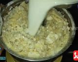 A picture of step 2 of Badam Halwa.