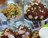 A picture of step 2 of Brown chana (Bangal gram) and Potato in coconut milk.