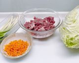 A picture of step 1 of Jade Cabbage Rolls – Lunar New Year Dish.