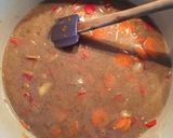 A picture of step 3 of Green lentil curry for babies & adults.