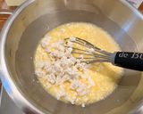 Une image de l'étape 1 de Banitsa à la feta et au Maasdam.