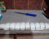 A picture of step 3 of Cinnamon Rolls.