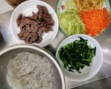 Hình bước làm 4 của món Miến trộn hàn quốc