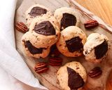 Hình bước làm 6 của món 💚 Cookies Hồ Đào (Pecan) & Sô Cô La Tan Chảy