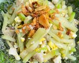 Foto langkah ke 5 dari resep Labu Siam Tumis Telur.