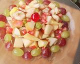 A picture of step 1 of Mixed fruit salad.