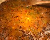 A picture of step 2 of Cajun shrimp and rice scampi.