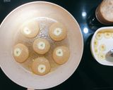 Hình bước làm 3 của món Pancakes bí đỏ
