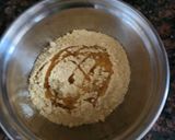 A picture of step 1 of Cornmeal Idli.