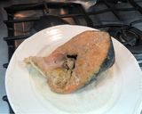 Foto del paso 1 de la receta: Posta de salmón en durazno a la Sonorense