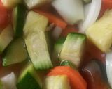 A picture of step 1 of Zucchini and Carrot Pie.