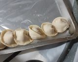 A picture of step 6 of Kimchi Mandu (Korean Kimchi Dumplings) 김치만두.