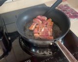 Foto del paso 1 de la receta: Arroz alla arrabbiata con alcachofa y panceta
