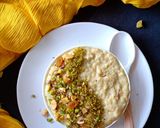 A picture of step 9 of Kodo millet custard pudding.