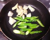 生ハム&竹筍&蘆筍 義大利麵的食譜步驟3照片