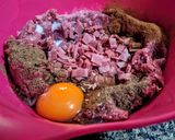 Foto del paso 1 de la receta: AROS De Cebolla,🌰🐏 rellenos con Carne de Cordero...!