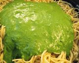 Foto del paso 3 de la receta: Pasta verde con salteado de pollo y Cherry asados