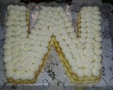 صورة لخطوة 3 من وصفة كيكة الحروف