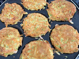 Panquecas coreanas de vegetales