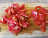Foto del paso 2 de la receta: Pechuga de pollo con pimientos y sésamo