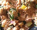 A picture of step 3 of Taushe Rice.