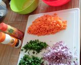 A picture of step 4 of Carrot egg.