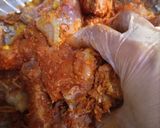 A picture of step 4 of Kache chicken ki biryani.