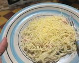 Foto del paso 4 de la receta: Fideos para flojos: con jamón, queso y crema