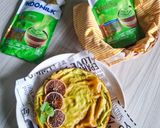 Foto langkah ke 7 dari resep Yogurt Burn Matcha Cake.