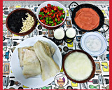 Foto del paso 1 de la receta: Bacalao con pasas, piñones y huevo duro
