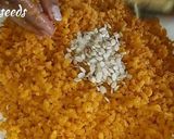 A picture of step 3 of Mothi Choor Laddu.