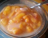 A picture of step 1 of Peach Cobbler.