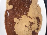 Budín de chocolate en licuadora