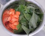 Foto langkah ke 1 dari resep Sayur Bayem Wortel Jagung.