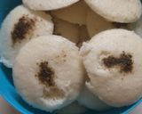 A picture of step 4 of South Indian Platter....Idli Sambhar with Coconut Chutney..