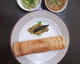 A picture of step 1 of Instant Paper rava dosa.