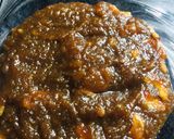 A picture of step 3 of Alovera halwa.