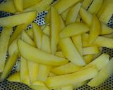 A picture of step 1 of Crispy Garlic potato wedges🥔🍽🧄.