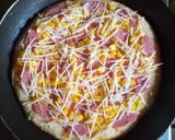 Foto langkah ke 5 dari resep Pizza Teflon JAKEJU (Jagung Keju).