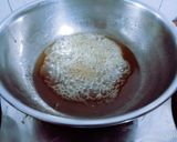 A picture of step 3 of Healthy tasty rosted gram(chana daal) Burfi.